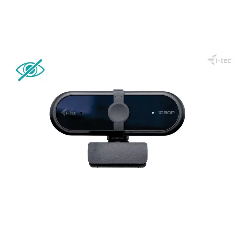 Internetinė kamera ITEC SOLOMON 100 1080p, 2 MP, Full HD 1920×1080, USB, tvirtinimo spaustukas, juoda