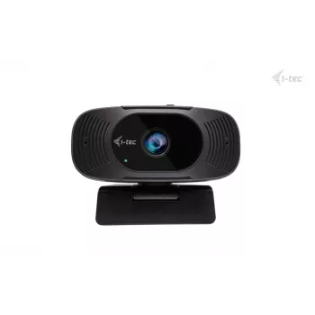 Internetinė kamera i-tec SOLOMON 300 4K, USB, 3840×2160, 8,29 MP, spaustukas, juoda