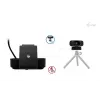 Internetinė kamera i-tec SOLOMON 300 4K, USB, 3840×2160, 8,29 MP, spaustukas, juoda