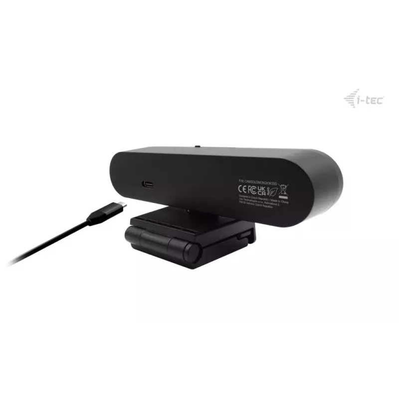 i-tec SOLOMON WH200 2K internetinė kamera su Windows Hello, 4 MP, 2560 x 1440 pikselių, 2K Ultra HD, 60 kadrų/s, 1920x1080@30fps, 1280x720@30fps, 2560x1440@30fps, automatinis