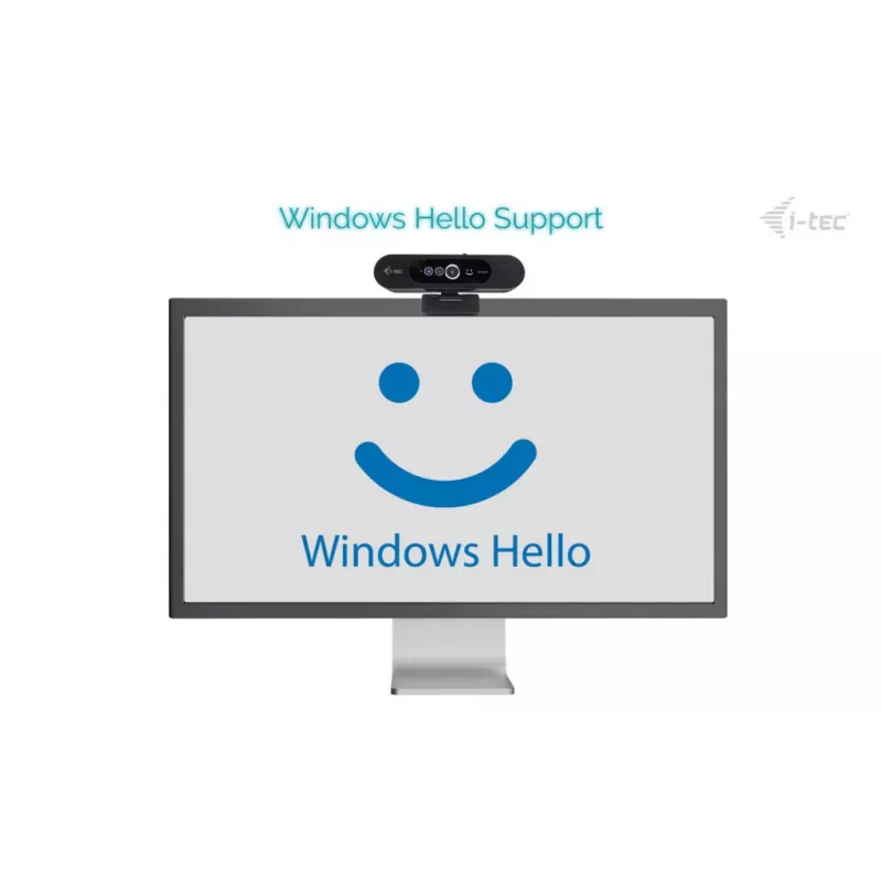 i-tec SOLOMON WH200 2K internetinė kamera su Windows Hello, 4 MP, 2560 x 1440 pikselių, 2K Ultra HD, 60 kadrų/s, 1920x1080@30fps, 1280x720@30fps, 2560x1440@30fps, automatinis