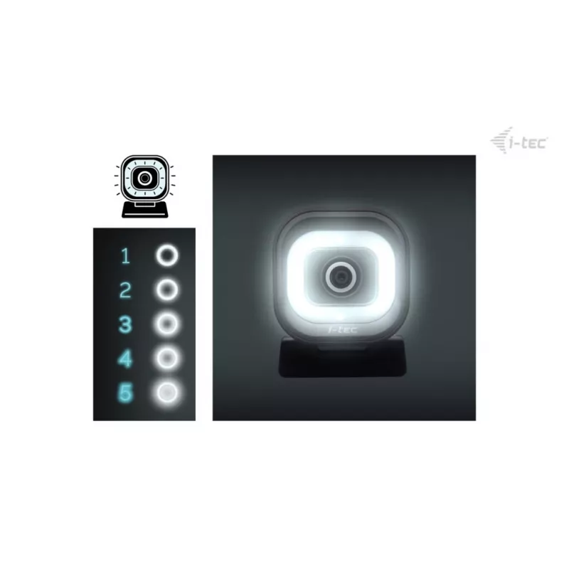 Internetinė kamera ITEC i-tec SOLOMON 700 STREAM 4K, 3840x2160@60fps, 8,29 MP, USB-C, 1/4 colio trikojo sriegis