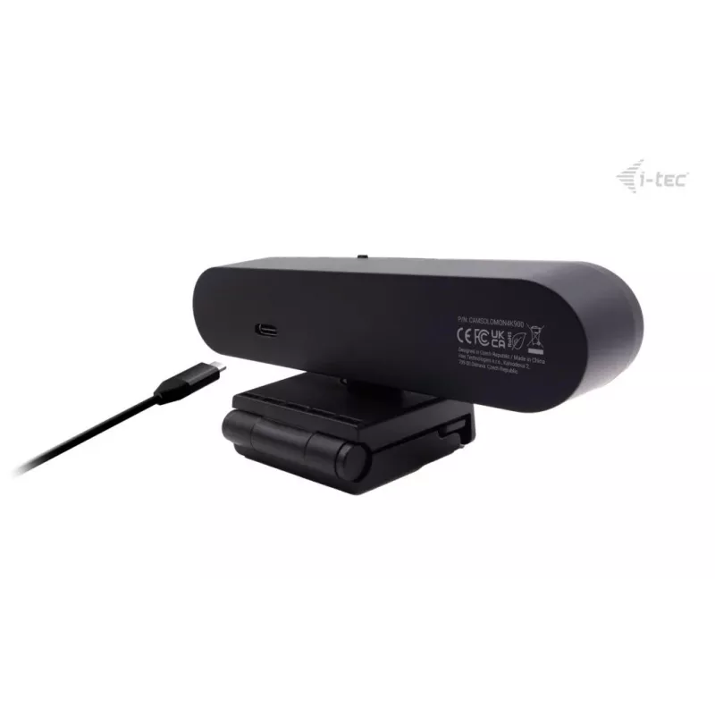 ITEC SOLOMON PRO 900 4K internetinė kamera, 3840×2160, 8,29 MP, USB, segtuvas, juoda