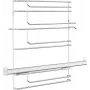 Beko 4480100203 orkaitės teleskopinis bėgelis, 1 lygis, sidabrinis