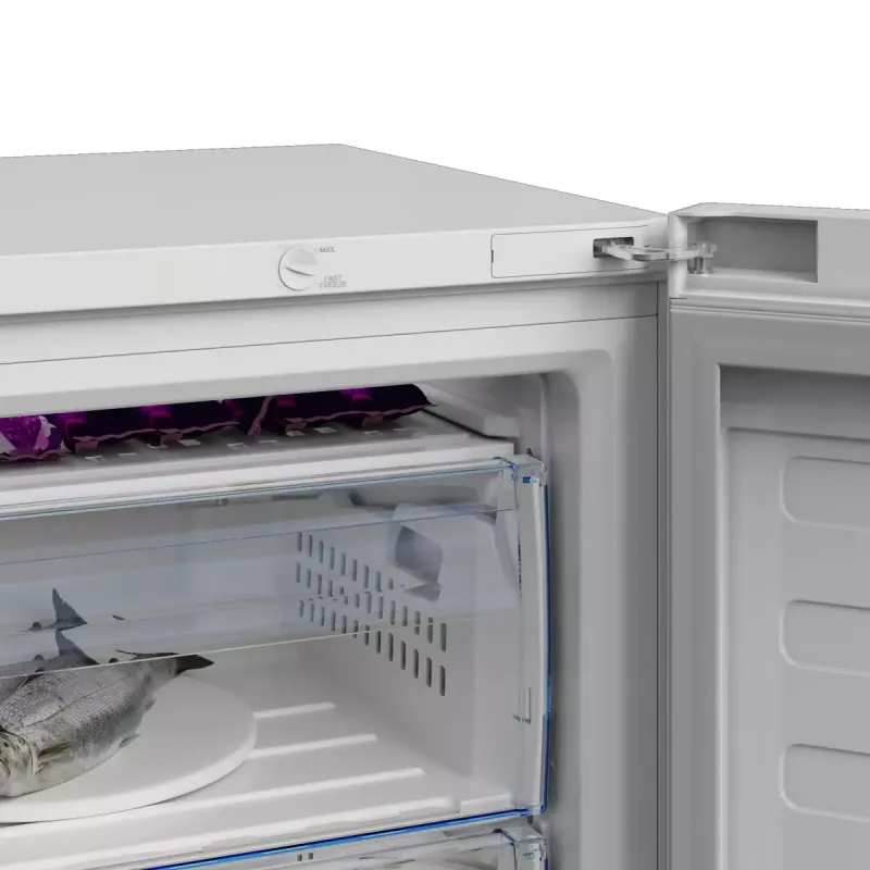 Šaldiklis vertikalus Beko RFSA240M41WN — 215 L, baltas, Fast Freeze, reversibilės durys