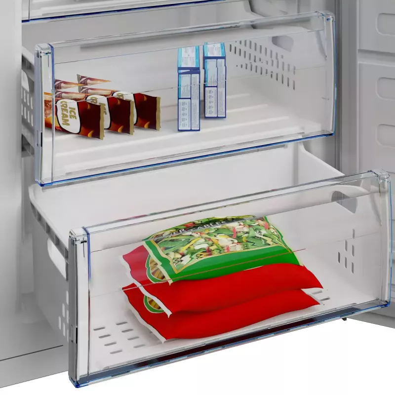Šaldiklis vertikalus Beko RFSA240M41WN — 215 L, baltas, Fast Freeze, reversibilės durys