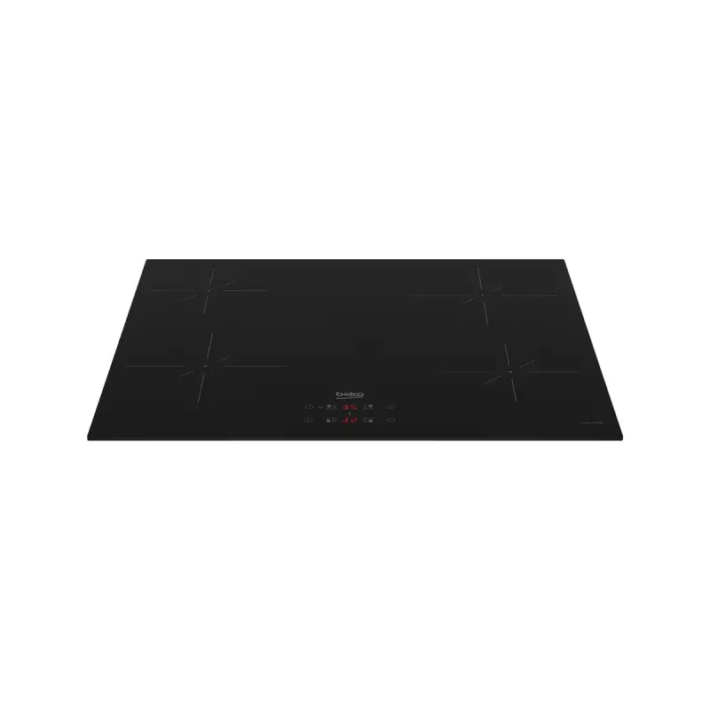 Beko HII64401QT juoda įmontuojama 60 cm zoninė indukcinė kaitlentė 4 zonos