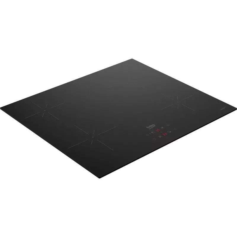 Beko HII64401QT juoda įmontuojama 60 cm zoninė indukcinė kaitlentė 4 zonos