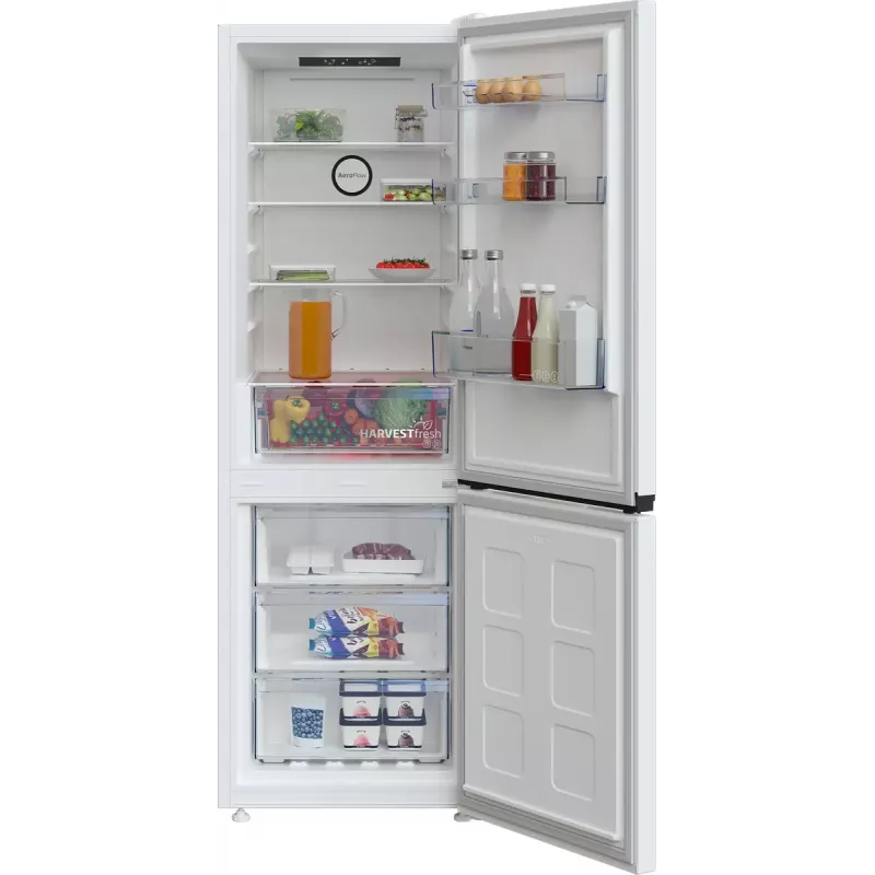 Beko B3RCNA344HW1 šaldytuvas-šaldiklis laisvai pastatomas 301 L baltas