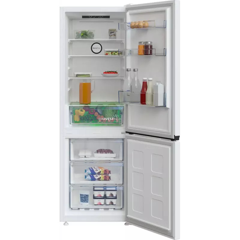 Beko B3RCNA344HW1 šaldytuvas-šaldiklis laisvai pastatomas 301 L baltas