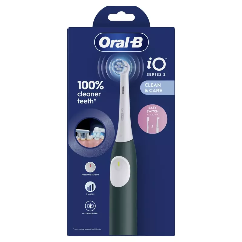 BRAUN Oral-B iO2 (iOS2.1C9.0G) elektrinis dantų šepetėlis Green Forest