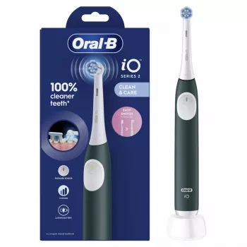 BRAUN Oral-B iO2 (iOS2.1C9.0G) elektrinis dantų šepetėlis Green Forest