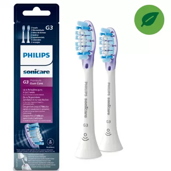 Philips Sonicare G3 Premium Gum Care HX9052/17 2x keičiami soniniai šepetėlių antgaliai