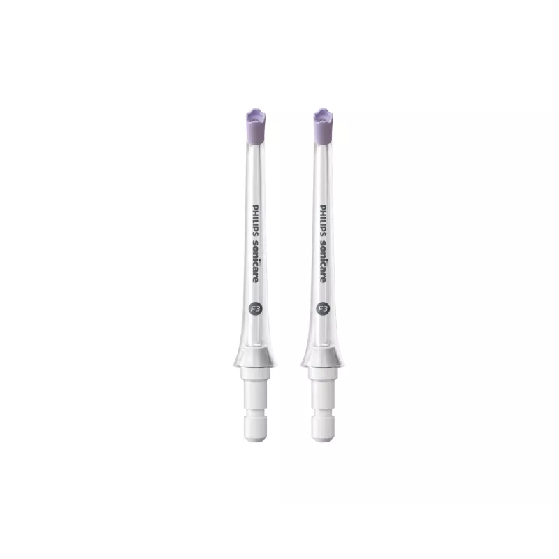 Philips Sonicare Power Flosser HX3062/00 2 vnt. F3 Quad Stream vandens irigatorius antgalis