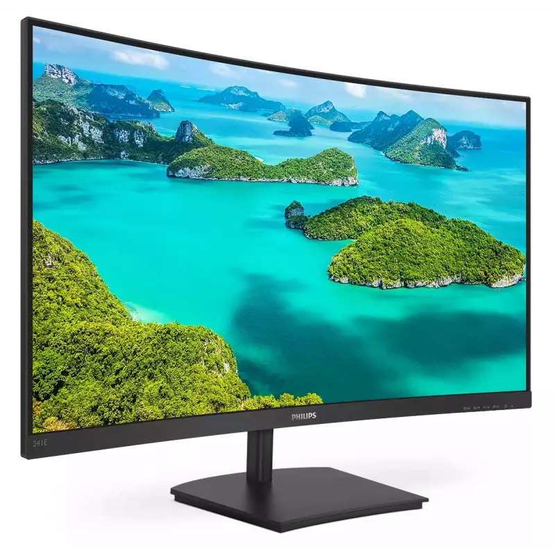 Philips E Line 241E1SCA/00 monitorius 59,9 cm (23,6 colio) 1920 x 1080 pikselių Full HD LCD juodas
