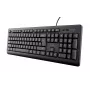 Trust TK-150 klaviatūra, USB, QWERTY, juoda, 104 klavišai