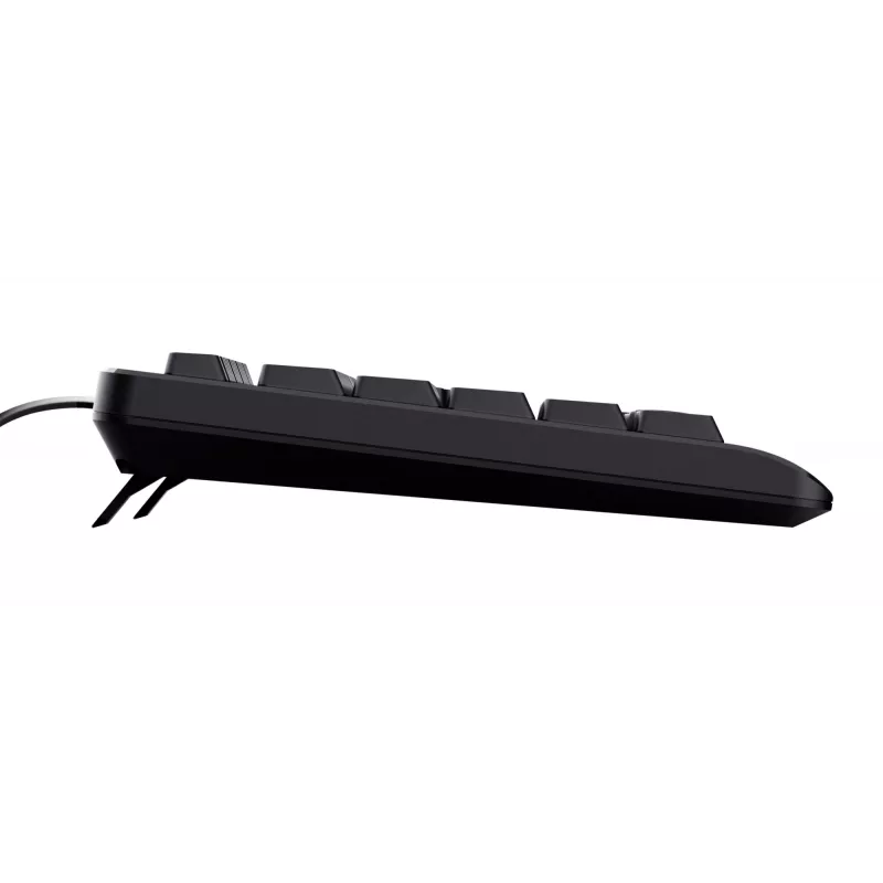 Trust TK-150 klaviatūra, USB, QWERTY, juoda, 104 klavišai