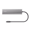 Trust Halyx USB 3.2 Gen 1 (3.1 Gen 1) Type-C sidabrinis USB-C stotelė