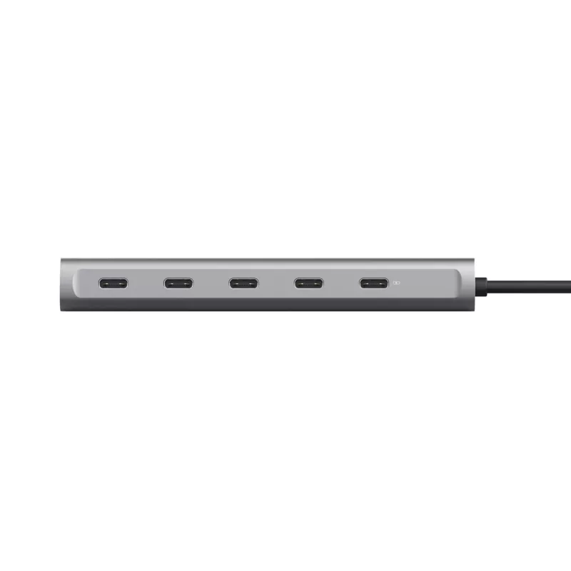 Trust Halyx USB 3.2 Gen 1 (3.1 Gen 1) Type-C sidabrinis USB-C stotelė