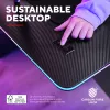 Stalas Trust GXT 710 Luminus Pro Juodas Stačiakampis ABS/PC 1200x600x740mm