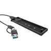 SSD korpusas TRUST 25806 Black M.2, vienam diskui, iki 4 TB, USB Type-C 10 Gbit/s (USB 3.2 Gen 2)