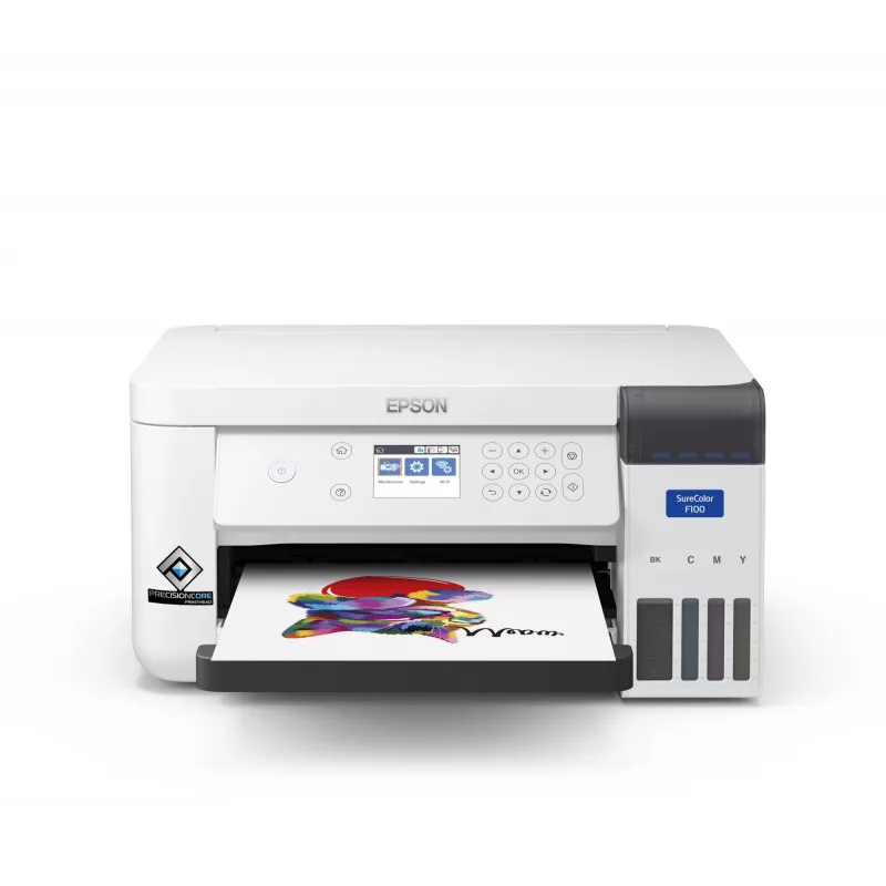 Epson SureColor SC‑F100 didelio formato spausdintuvas, rašalinis, spalvotas, 600 x 1200 DPI, A4 (210 x 297 mm), Ethernet LAN, Wi-Fi