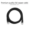 ACT Black 5.0 metro U/UTP CAT6 jungiamasis kabelis su RJ45 jungtimis