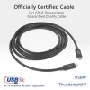 ACT USB4 20Gbps 240W USB Type-C laidas 2m Juodas USB-IF sertifikuotas