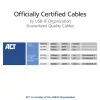 ACT USB4 20Gbps 240W USB Type-C laidas 2m Juodas USB-IF sertifikuotas