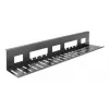 Kabelių tvarkymo dėklas po stalu ACT 80 cm — plieninis tiesus horizontalus dėklas 800×140×100 mm