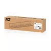 Kabelių tvarkymo dėklas po stalu ACT 80 cm — plieninis tiesus horizontalus dėklas 800×140×100 mm