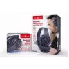 Plaustinė ausinė GEMBIRD BHP-LED-01, viršugalvinė, juoda, 0,3 m laidas, 150 g