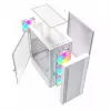 Korpusas Fornax 4000 ARGB, ATX, Baltas