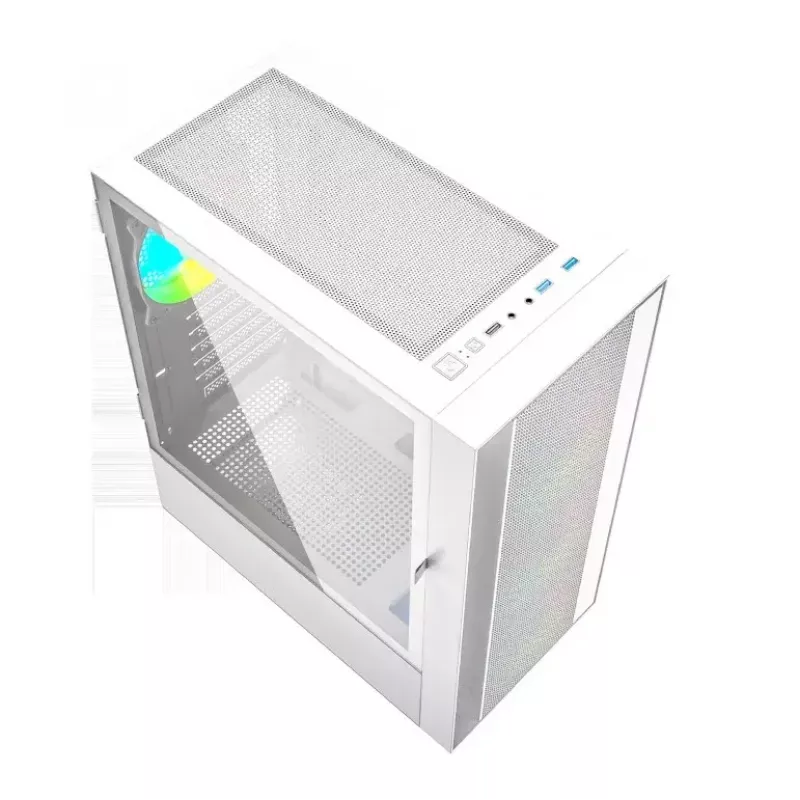 Korpusas Fornax 4000 ARGB, ATX, Baltas