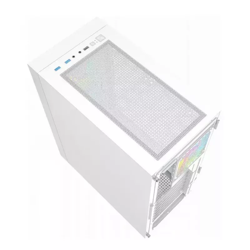 Korpusas Fornax 4000 ARGB, ATX, Baltas