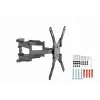 TV laikiklis Gembird WM-60ST-01 32–60 colių, VESA 100x100–400x400, iki 36,4 kg, pakreipimas -2°–10°, atstumas nuo sienos 4,2–45,2 cm, juodas