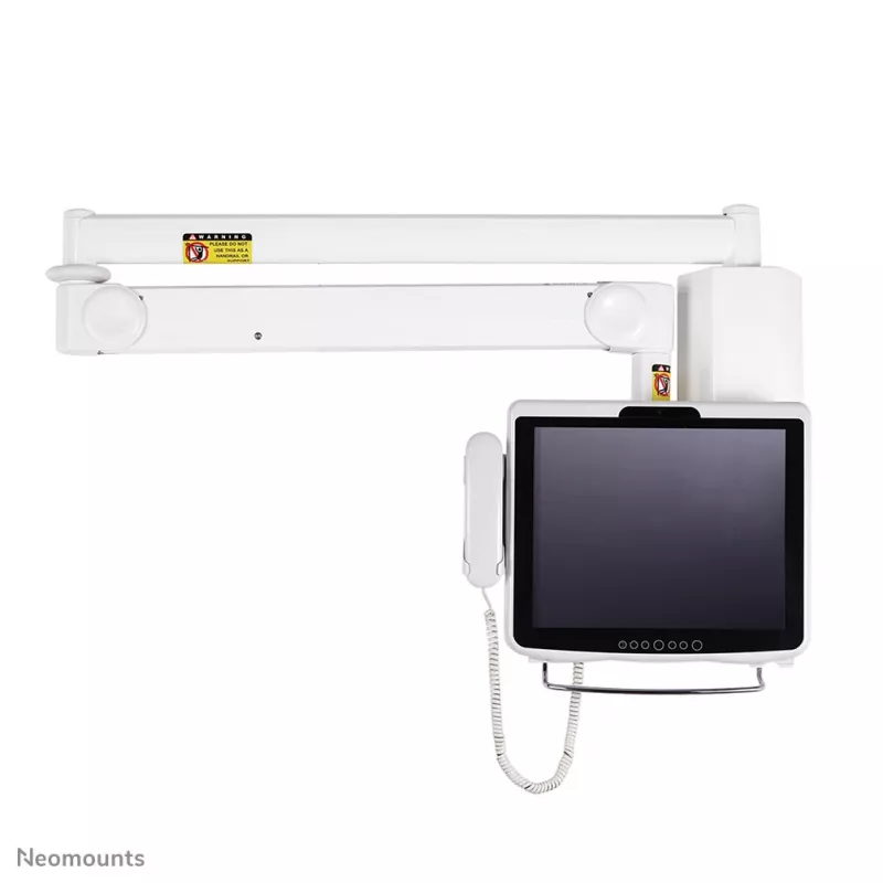 Neomounts FPMA-HAW100HC medicininė monitoriaus rankena sieninė 10-32 colių - aukštis 0-170 cm - dujinė spyruoklė