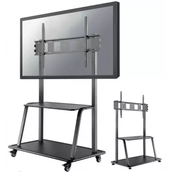 Neomounts NS-M4000BLACK mobilus grindinis stovas ekranams iki 267 cm, 150 kg, VESA 200x200–1000x600 mm