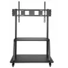 Neomounts NS-M4000BLACK mobilus grindinis stovas ekranams iki 267 cm, 150 kg, VESA 200x200–1000x600 mm