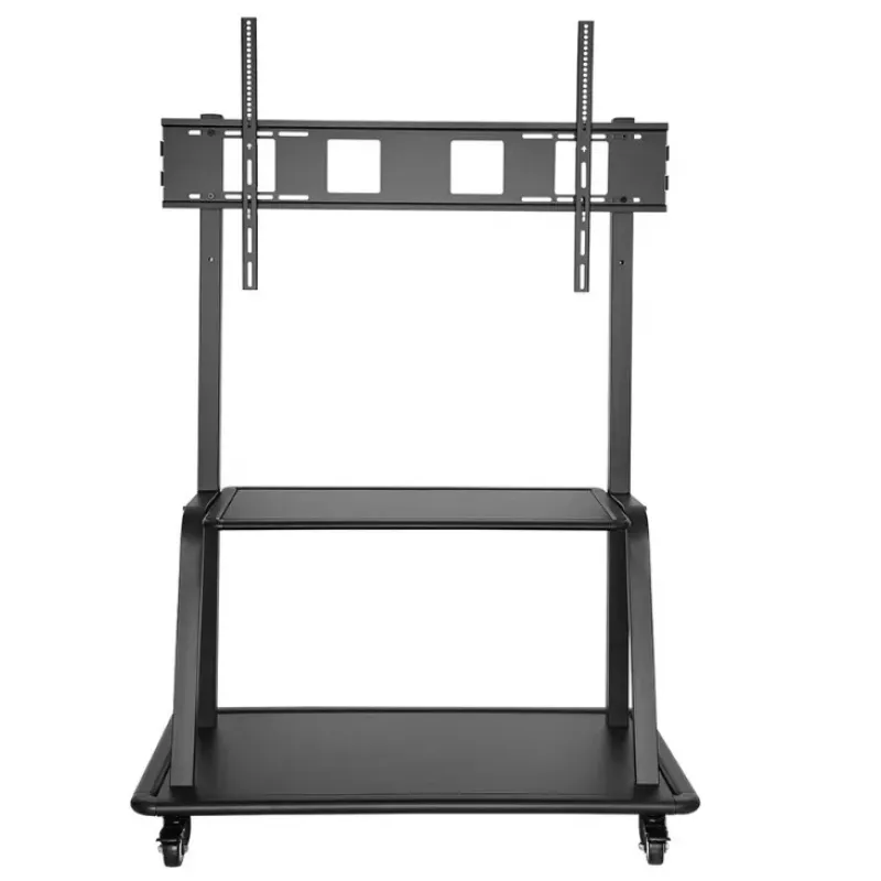 Neomounts NS-M4000BLACK mobilus grindinis stovas ekranams iki 267 cm, 150 kg, VESA 200x200–1000x600 mm
