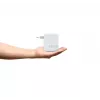 Nešiojamas 140W GaN kelioninis įkroviklis Xtorm XVC2140 su 3× USB-C PD prievadais ir 2 m USB-C laidu, baltas