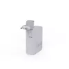 Nešiojamas 140W GaN kelioninis įkroviklis Xtorm XVC2140 su 3× USB-C PD prievadais ir 2 m USB-C laidu, baltas