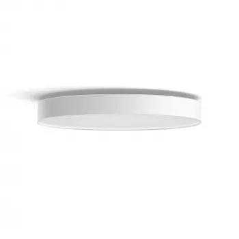 Philips Hue White ambience Enrave papildomai didelis lubinis šviestuvas, išmanus lubinis šviestuvas, Bluetooth, baltas, LED, metalas, nekeičiama lemputė