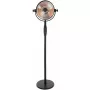 Halogeninis elektrinis šildytuvas SUNRED Retro, 2100/900 W, grindinis, patalpų, iki 17 m², juodas/rudas
