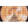 Halogeninis elektrinis šildytuvas Sunred Indus Indoor Black, Brown