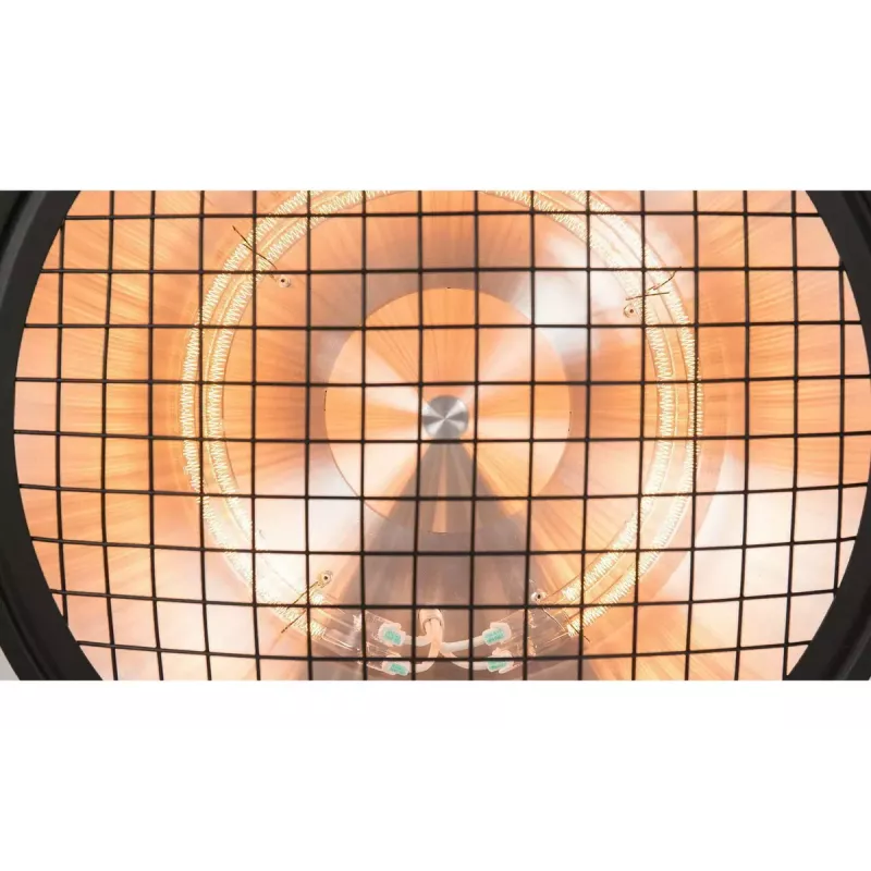 Halogeninis elektrinis šildytuvas Sunred Indus Indoor Black, Brown