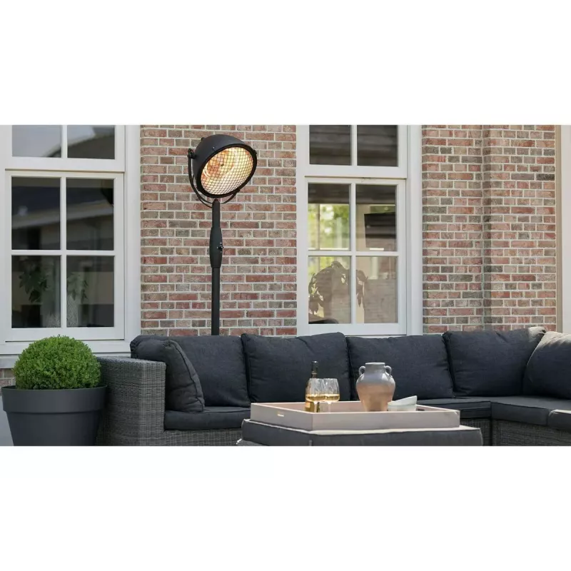 Halogeninis elektrinis šildytuvas Sunred Indus Indoor Black, Brown