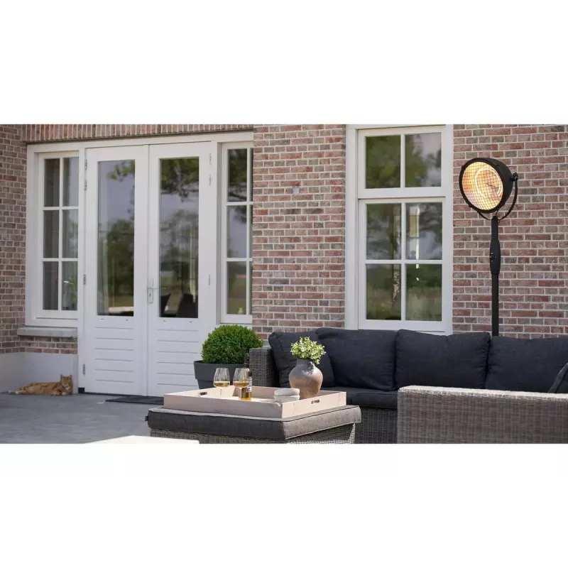 Halogeninis elektrinis šildytuvas Sunred Indus Indoor Black, Brown