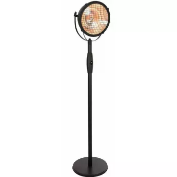Halogeninis elektrinis šildytuvas Sunred Indus Indoor Black, Brown
