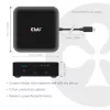 USB-C Quad DisplayLink Docking Station CLUB 3D CSV-2542 — 2× DisplayPort 8K60Hz, 2× HDMI 4K60Hz, PD 100W, 2.5G Ethernet